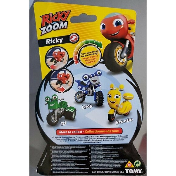 RICKY ZOOM - RICKY 3" Motor Bike Figure Toy Tomy - Picture 8 of 10